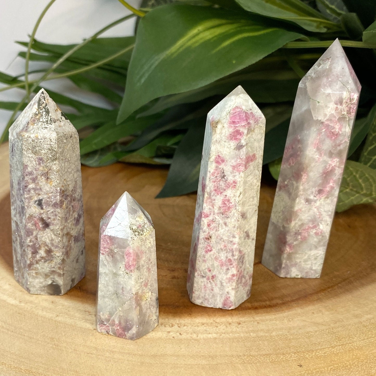 Natural Pink Tourmaline Tower Point from India - Pink Crystal for Meditation, Crystal Grids, Healing, Reiki Chakra, Altars, Wand